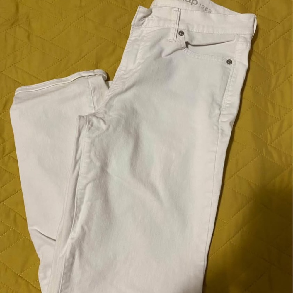 Women's High Rise White Jeans